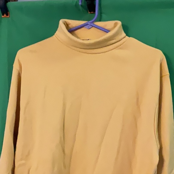 Lands' End Made in USA 100% cotton long-sleeved turtleneck - Picture 2 of 7